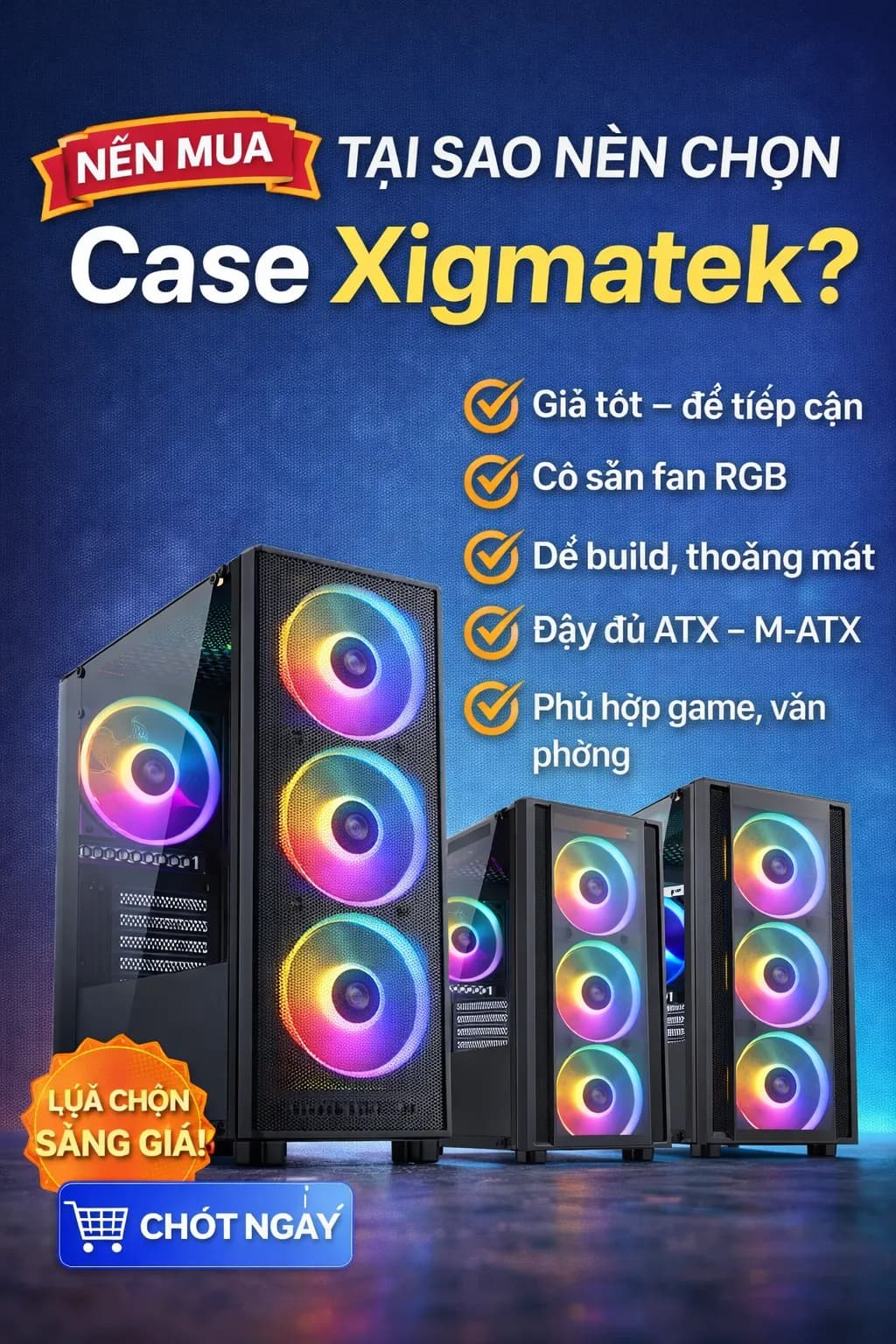 Tại Sao Nên Chọn Case Xigmatek? Lựa Chọn Thông Minh Cho Mọi Cấu Hình PC — ảnh đại diện