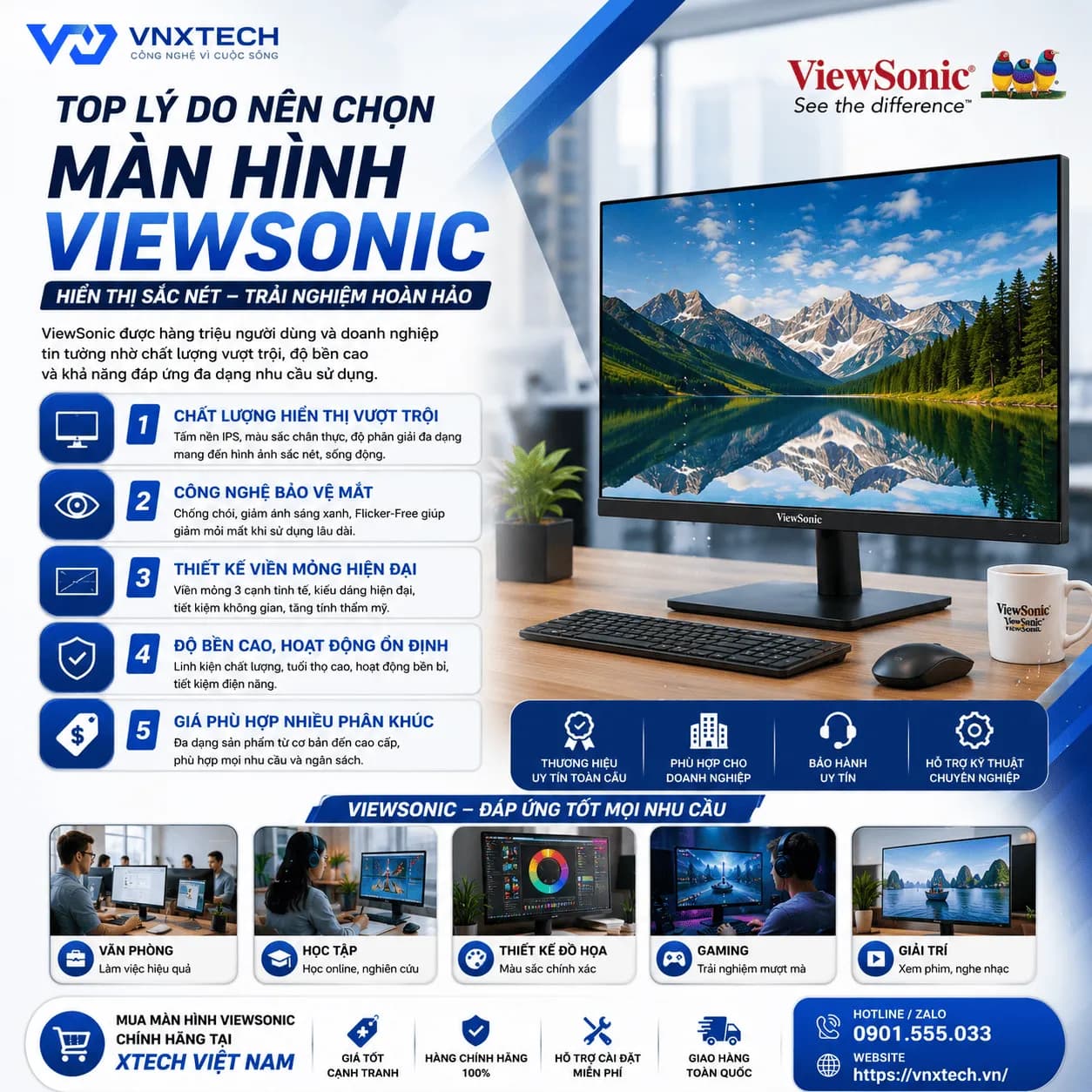 TOP LÝ DO NÊN CHỌN MÀN HÌNH VIEWSONIC — ảnh đại diện