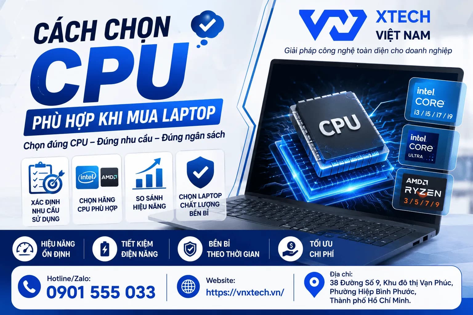 Cách Chọn CPU Phù Hợp Khi Mua Laptop – Hướng Dẫn Chi Tiết Giúp Bạn Chọn Đúng Nhu Cầu — ảnh đại diện