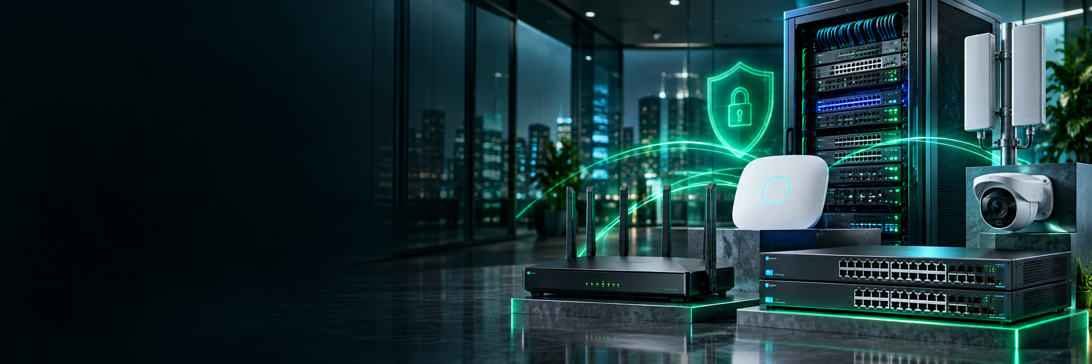 Thiết bị Wi-Fi và bộ chuyển mạch mạng