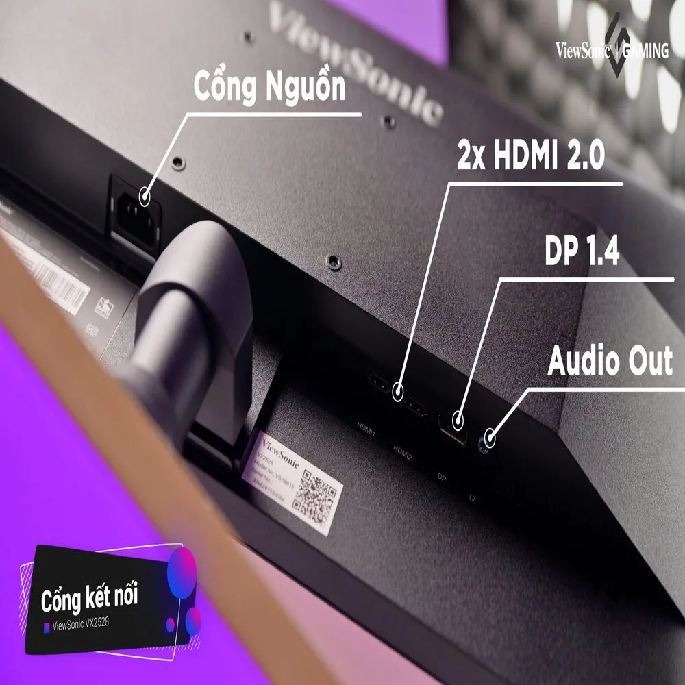 Màn Hình Gaming ViewSonic VX2528 25 Inch FHD IPS 180Hz