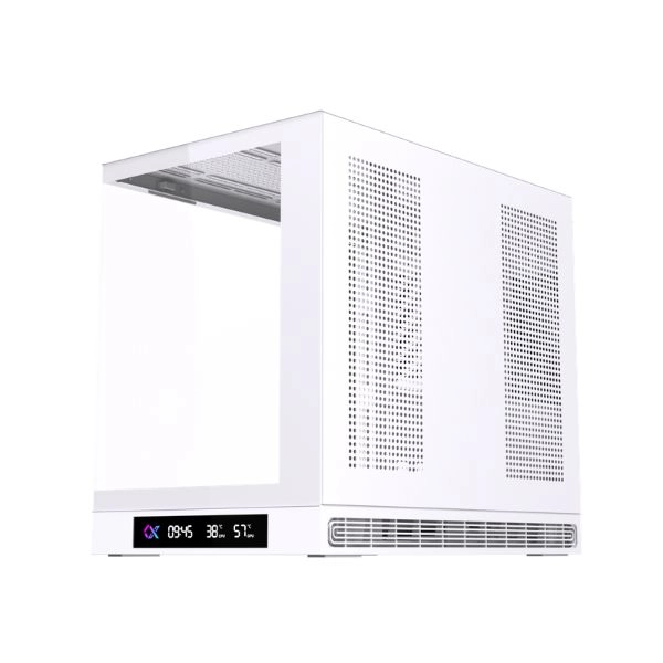 Case Xigmatek Cloud M DGT Arctic (No Fan)_EN49866 (M-ATX, Case 2 Mặt Kính, Màu Trắng)