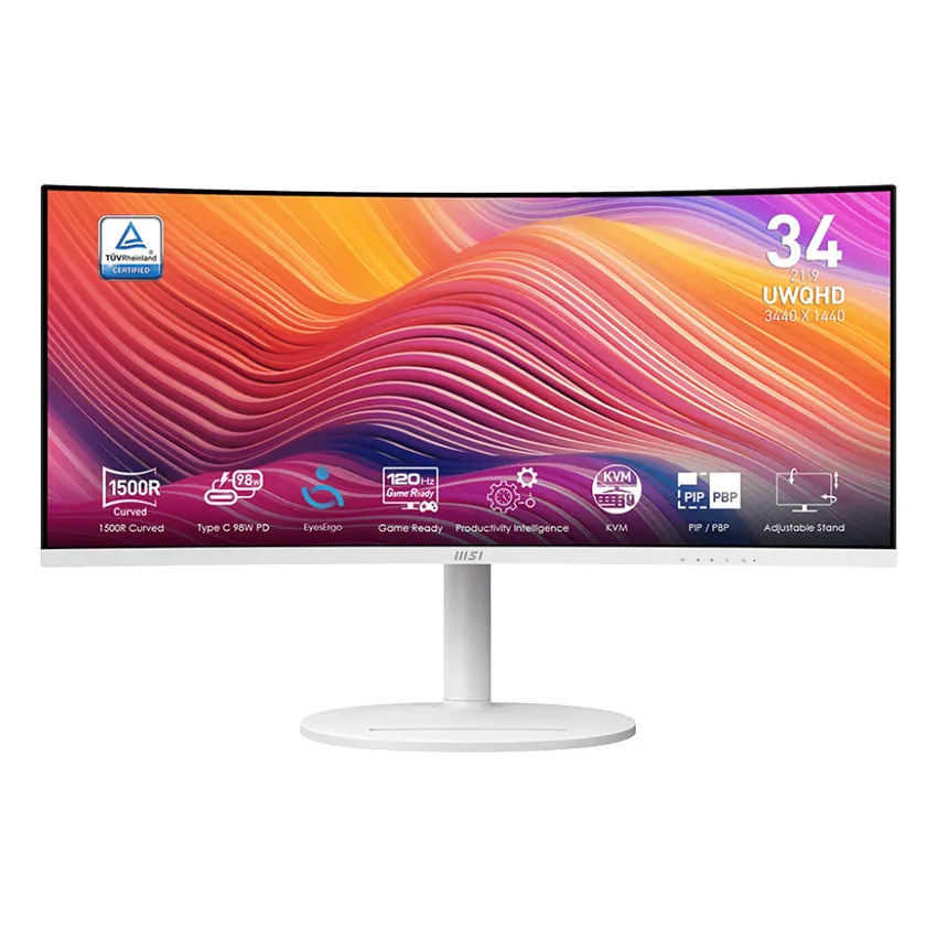 Màn Hình LCD MSI MD 342CQPW 34" (UltraWide /UWQHD/ VA/ 120Hz/ 1 ms)