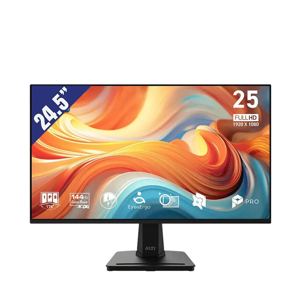 Màn Hình LCD MSI PRO MP251 E14L (24.5” / FHD / IPS / 144Hz / 1ms)