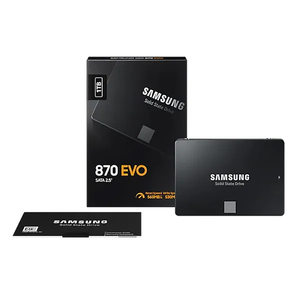 Ổ Cứng SSD Samsung 1TB - 870 EVO ( MZ-77E1T0BW )