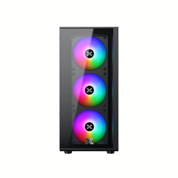 Case Xigmatek MYX 3F (Matx, 3 fan RGB, Đen) – EN49118