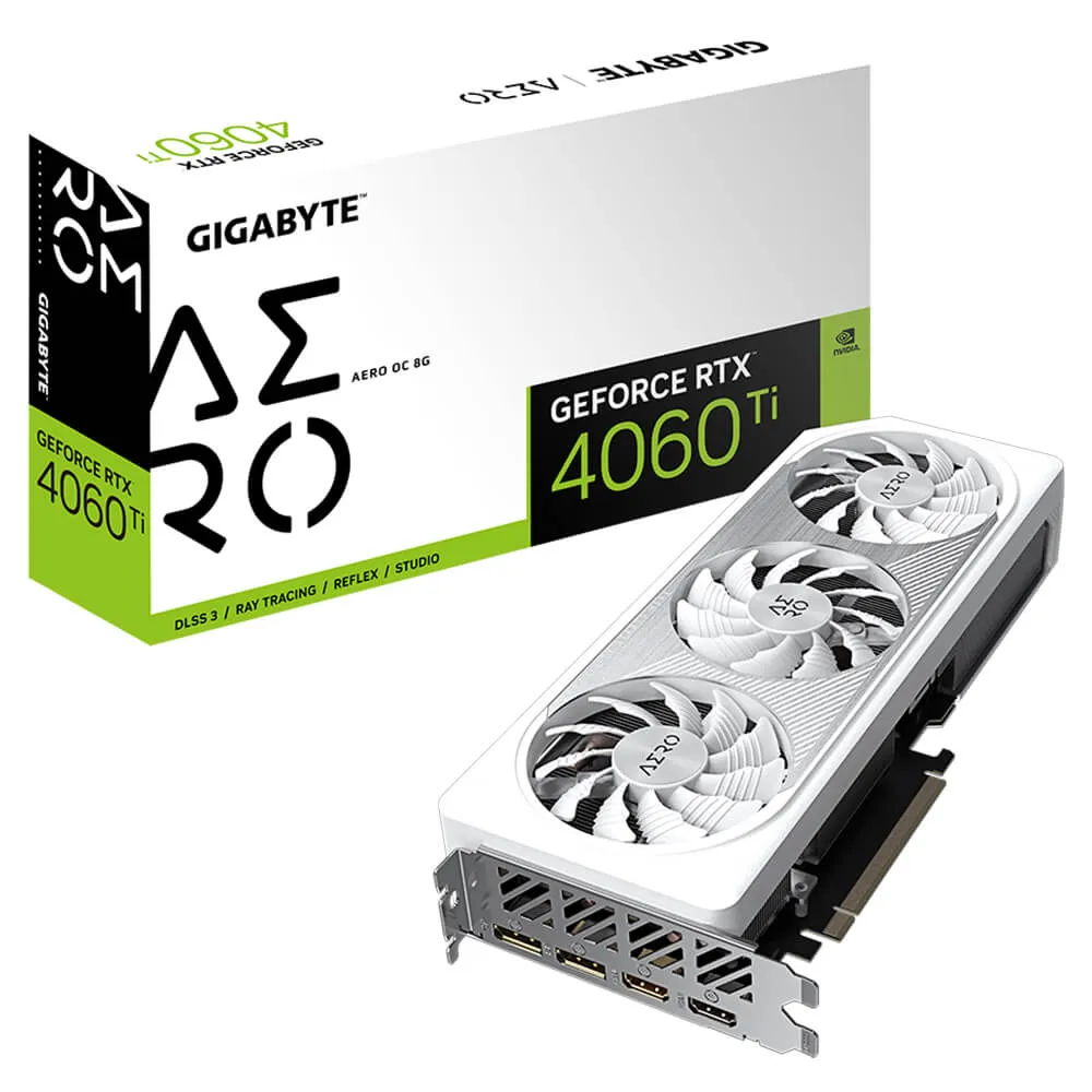 Card Màn Hình Gigabyte GeForce RTX 4060 Ti AERO OC 8G GDDR6X-N4060TAERO OC-8GD