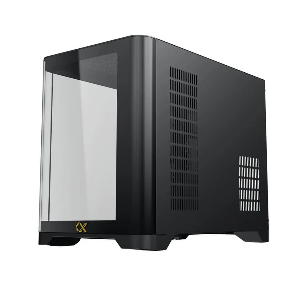 Case Xigmatek Pano M (No Fan)_ EN46193 (Micro-ATX, Mini ITX ,Case Bể Cá Màu Đen)
