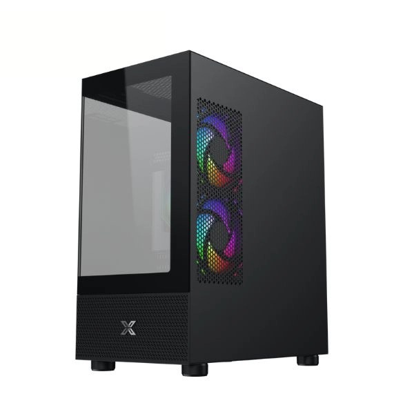 Case Xigmatek Alphard M 3IF (3 Fan)_EN48814 (mATX/Mid Tower/3 Fan Vô Cực) Màu Đen