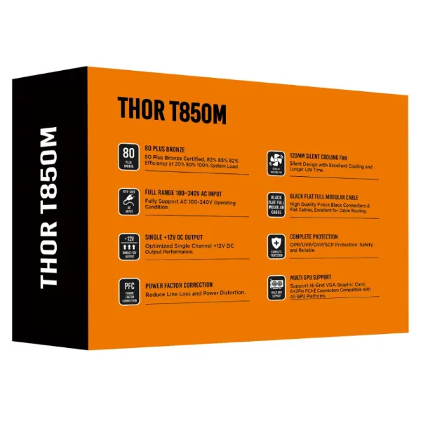 Nguồn Xigmatek Thor T850M V3 (850W, Modular, 80Plus Bronze) (PCIE Gen 5.1, ATX 3.1)