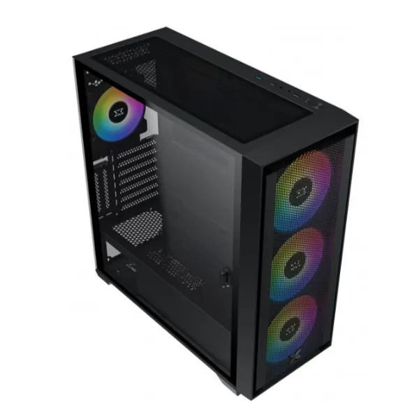 Case Xigmatek ANUBIS PRO 4FX (E-ATX, 4 fan ARGB, Đen) – EN40771