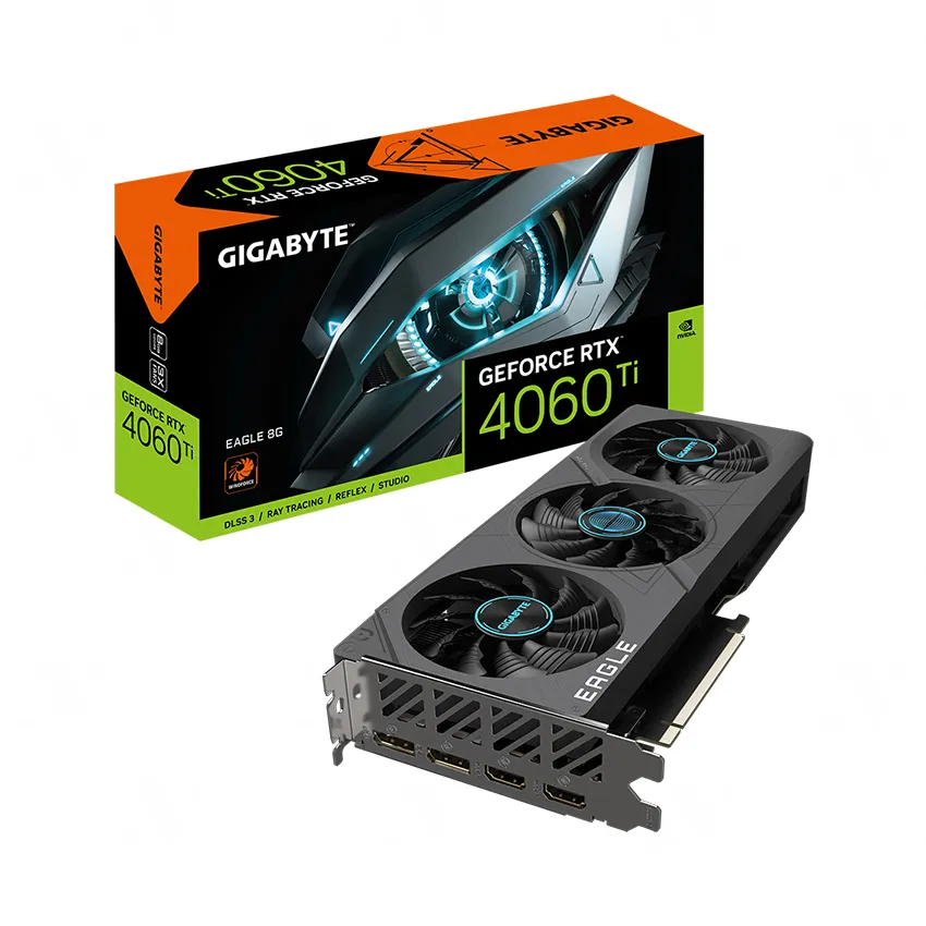 Card Màn Hình Gigabyte Aorus GeForce RTX 4060 Ti EAGLE 8G GV-N4060TEAGLE-8GD