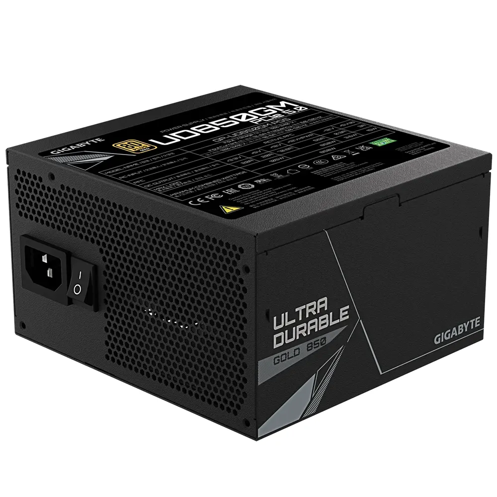 Nguồn Máy Tính Gigabyte UD850GM-PG5 850W/Gold/Mod/PCIe5