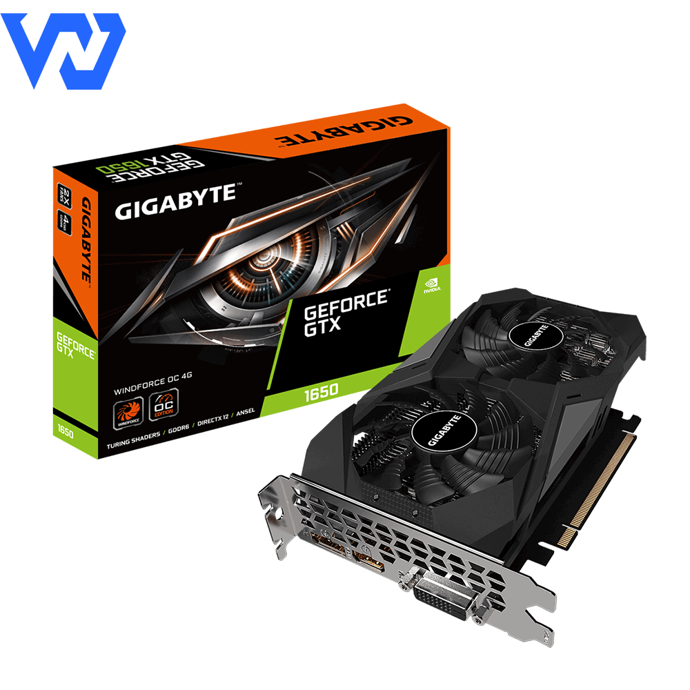 VGA Gigabyte GTX 1650 Windforce 4GB GDDR6 OC