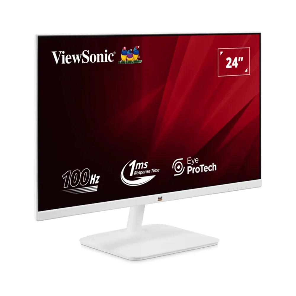 Màn Hình LCD ViewSonic VA2432-H-W-2 (IPS 100Hz Full Viền) (White)