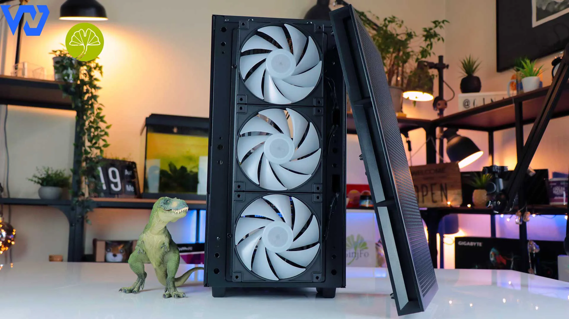 Case Máy Tính Gigabyte Deepcool CH560 Digital (Black)