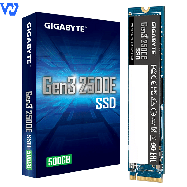 Ổ Cứng SSD Gigabyte 500GB Gen 3 PCIe 3.0x4 NVMe 1.3 2500E G325E500G