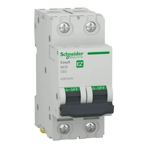 CB Đóng Ngắt AC 2P Schneider 63A – Easy9 MCB EZ9F34363