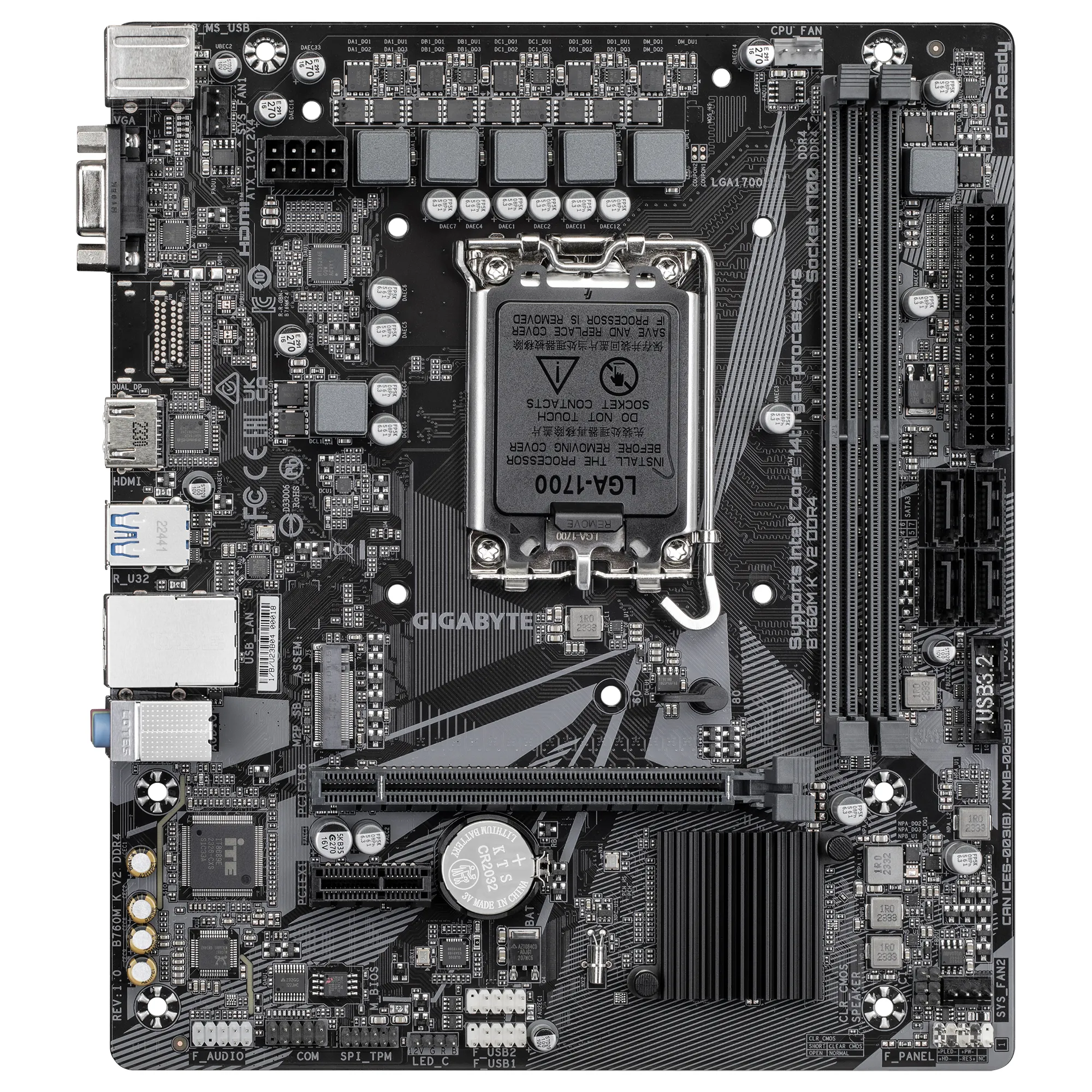 Mainboard Gigabyte B760M K V2 DDR4