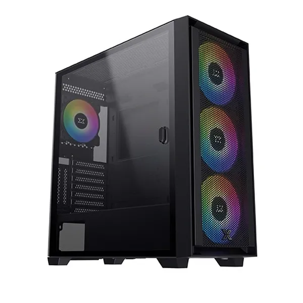 Case Xigmatek ANUBIS PRO 4FX (E-ATX, 4 fan ARGB, Đen) – EN40771