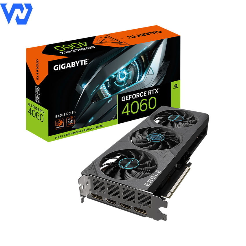 Card Màn Hình Gigabyte GeForce RTX N4060 EAGLE OC 8G (GV-N4060EAGLE OC-8GD)