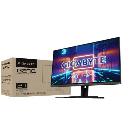 Màn Hình Máy Tính Gaming Gigabyte G27Q Chính Hãng (2K/IPS/HDMI+DP+Audio)