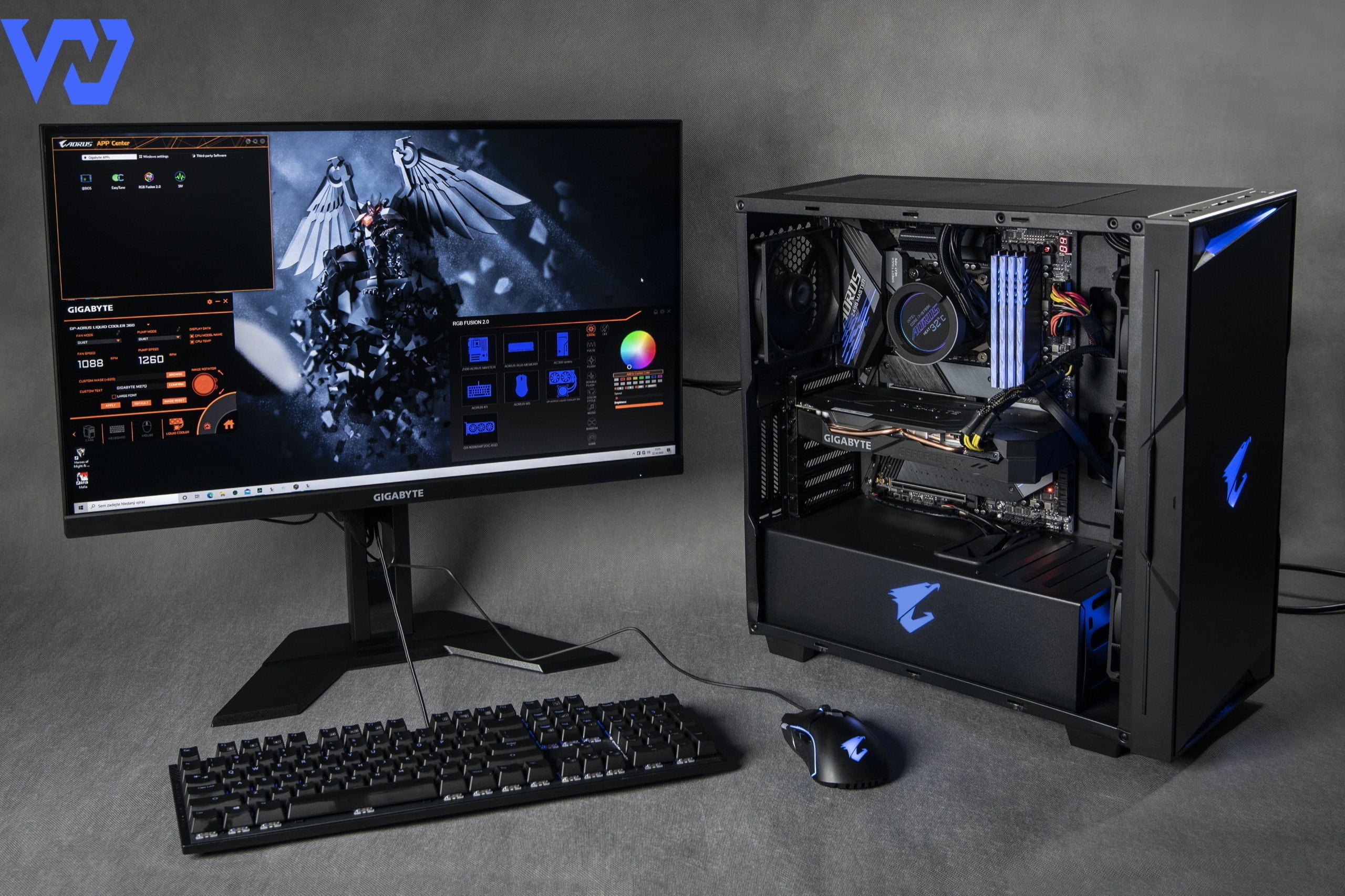 Vỏ Case Máy Tính Gigabyte AORUS AC300 GLASS (GP-AC300G )