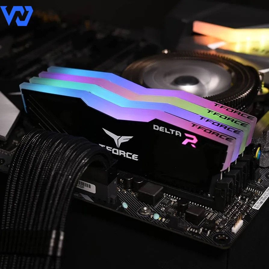 Ram PC TeamGroup T-Force Delta RGB Black 16GB DDR4 3600MHz