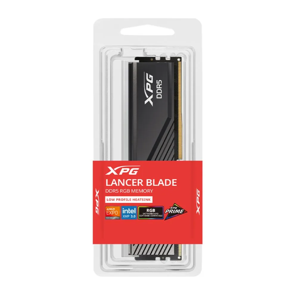 Ram Adata 8GB 5600Mhz DDR5 Lancer Blade RGB Black