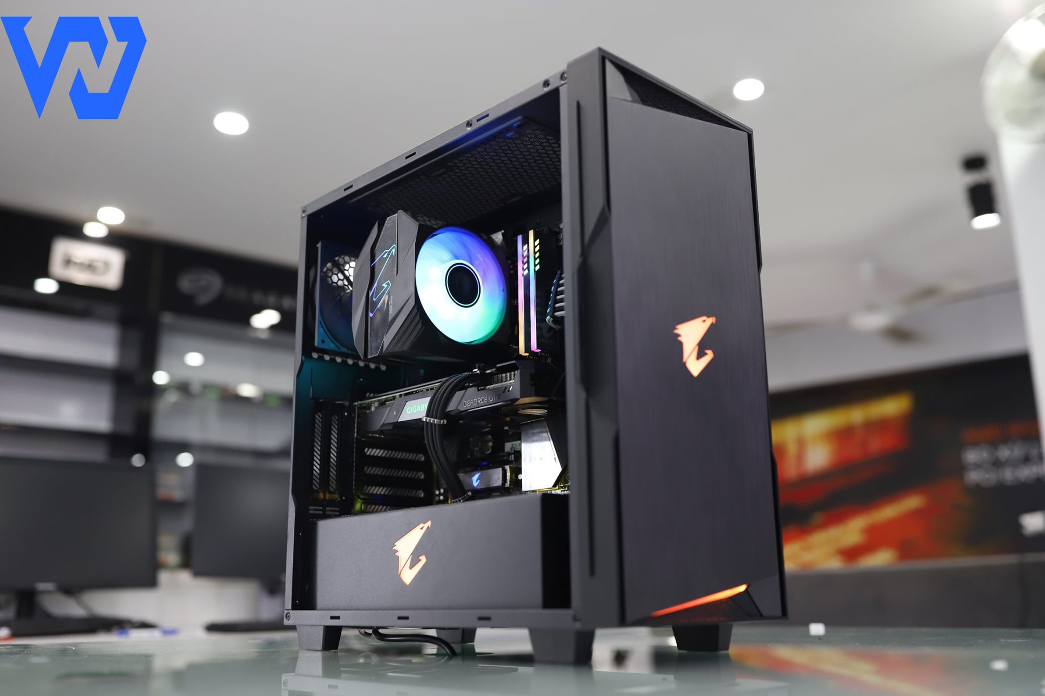 Vỏ Case Máy Tính Gigabyte AORUS AC300 GLASS (GP-AC300G )