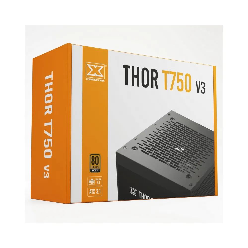 Nguồn Xigmatek Thor T750 V3 (750W, 80Plus Bronze) (PCIE Gen 5.1, ATX 3.1) _EN43130